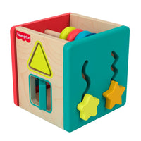 Fisher-Price WOOD MINI ACTIVITY CUBE