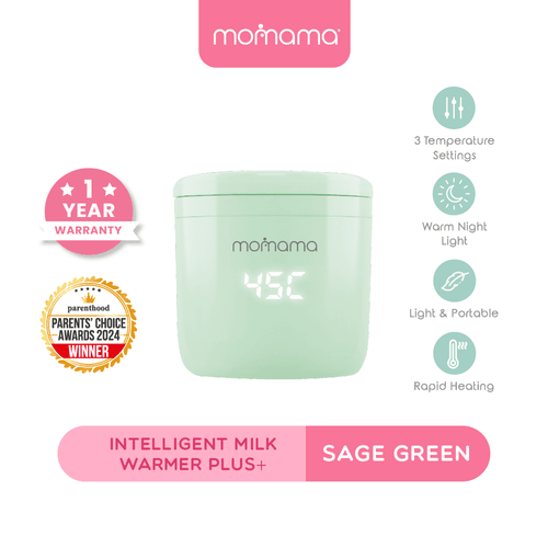 momama intelligent milk warmer plus+ (sage)