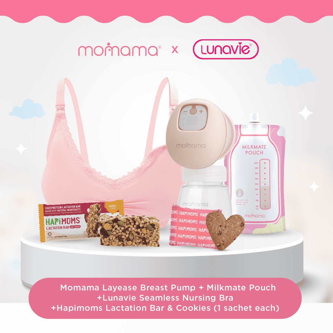 MOMAMA Layease x Lunavie breastfeeding Set