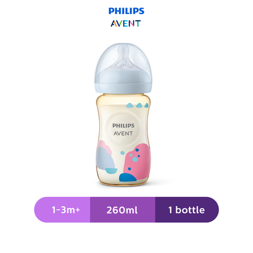 Philips Avent Natural Response Bottle PPSU, 9Oz/260Ml, 1M+, Single Pack