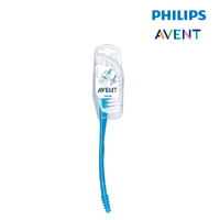 Astra Family Philips Avent Bottle & Teat Brush (Blue) with blue bristles.