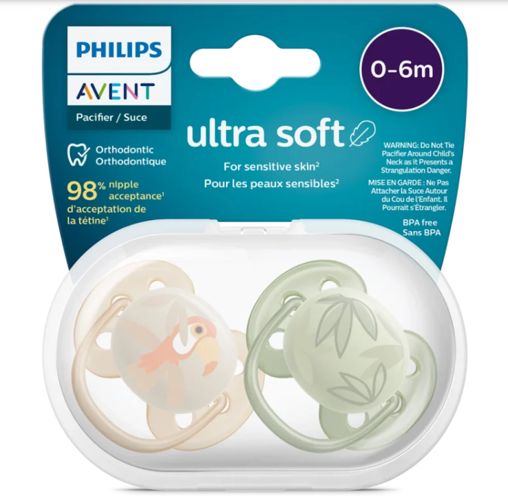 Philips Avent Soother Soft 0-6M Boy Dc7 X2