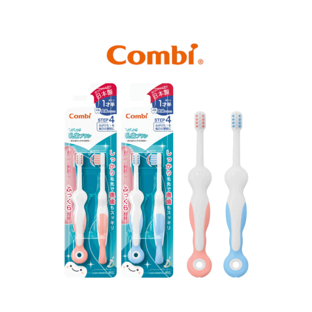 COMBI TETEO BABY TOOTHBRUSH STEP 4 (PINK) #118474