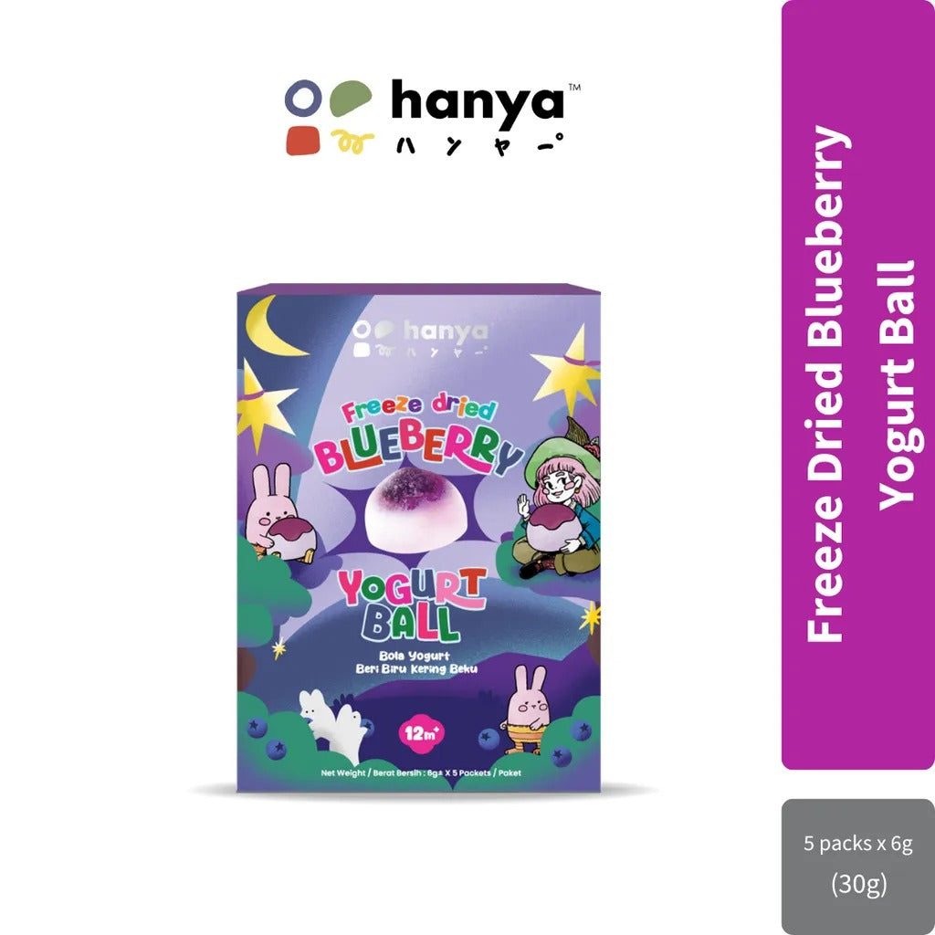 Hanya Freeze-Dried Blueberry Yogurt Ball (6g x5s)