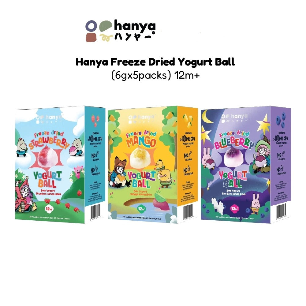 Hanya Freeze-Dried Blueberry Yogurt Ball (6g x5s)