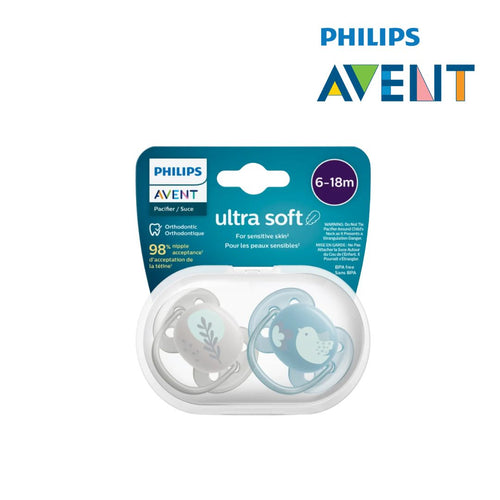 Philips Avent Soother Soft 6-18M B Dc15 X2
