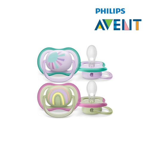Philips Avent Soother Air 0-6M Girl X2