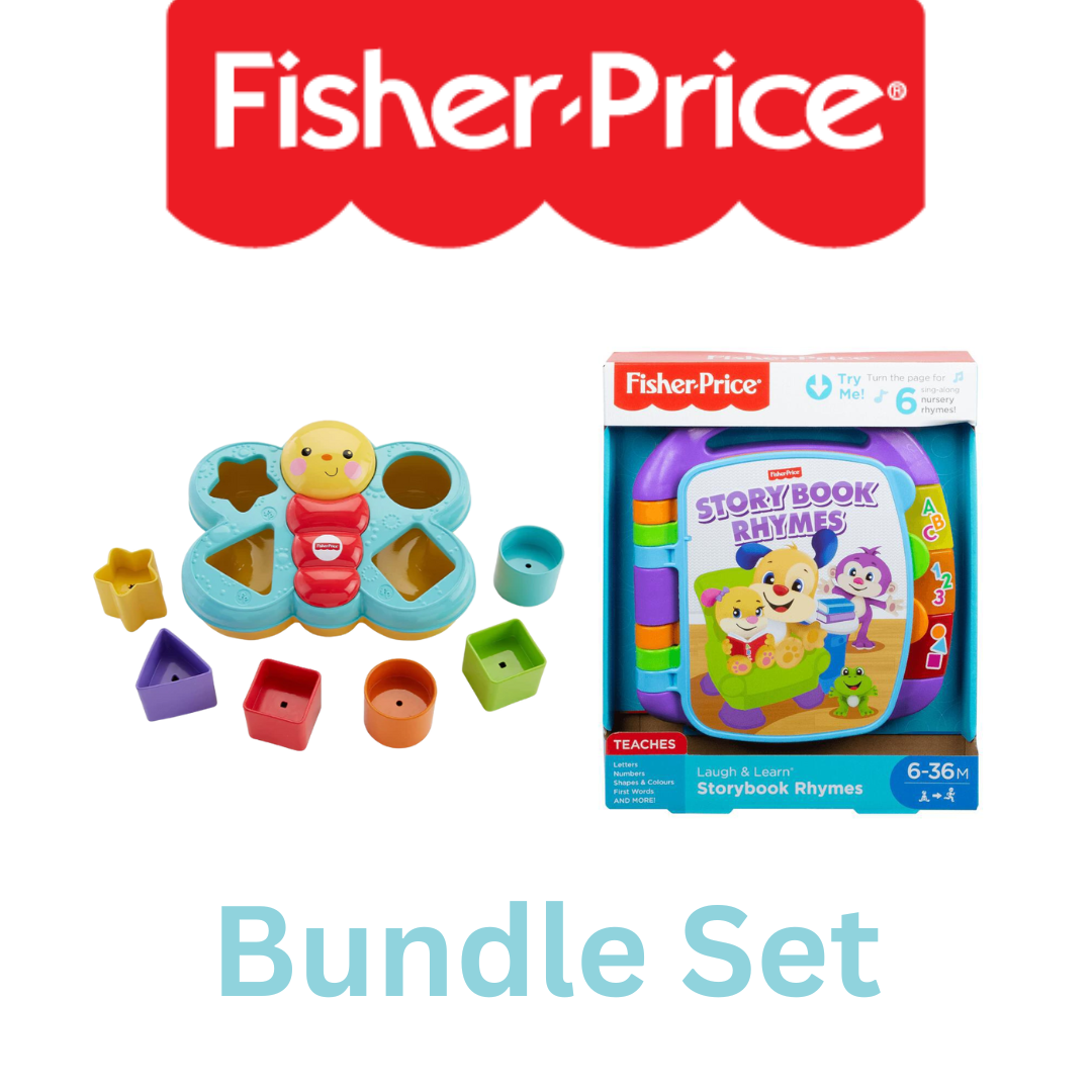 FP INFANT BUTTERFLY SHAPE SORTER + LNL Storybook Rhymes-Qe