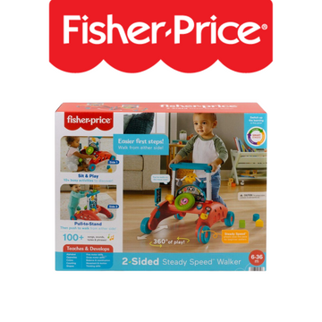 Fisher-Price INFANT 2-SIDED STEADY SPEED™ CAR WALKER