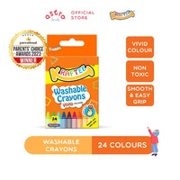 KRAFTEE 24ct Washable Crayons