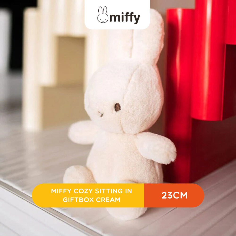 MIFFY Cozy Sitting 23cm In Giftbox Cream