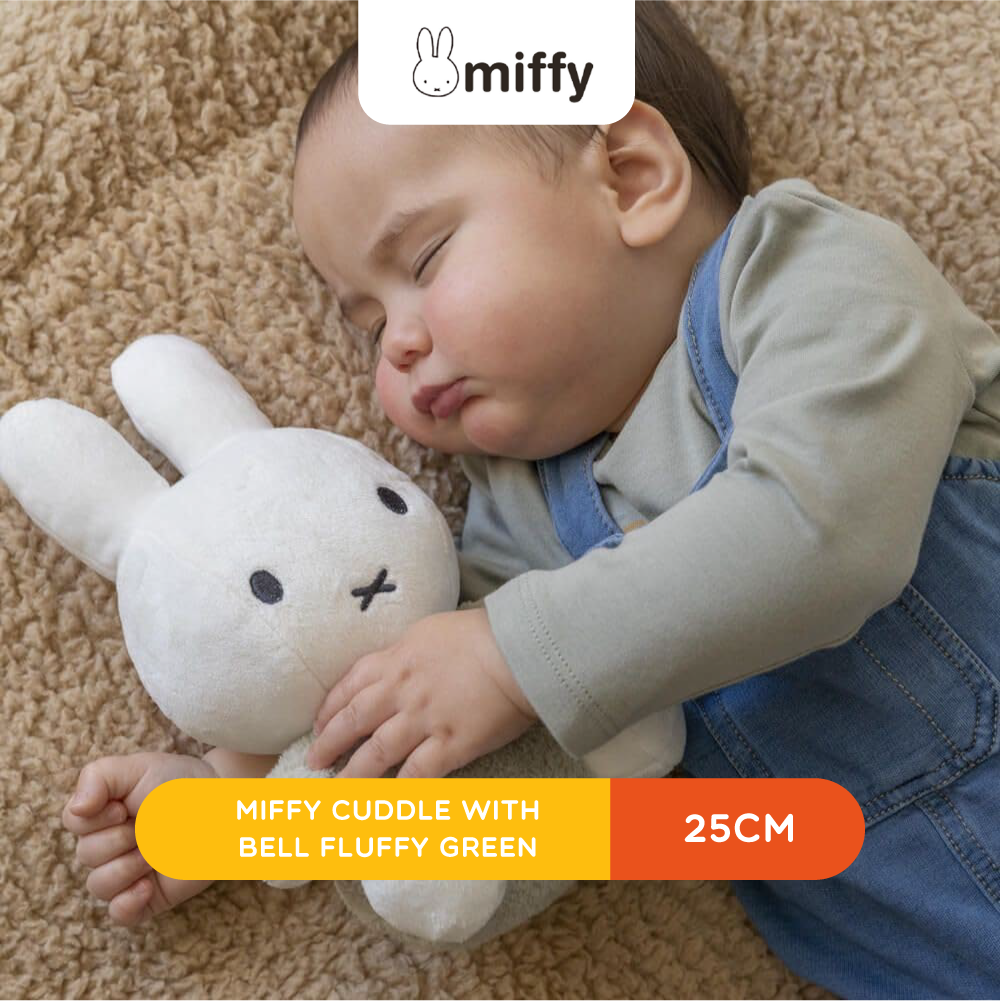 MIFFY Cuddle with Bell 25cm Fluffy Green