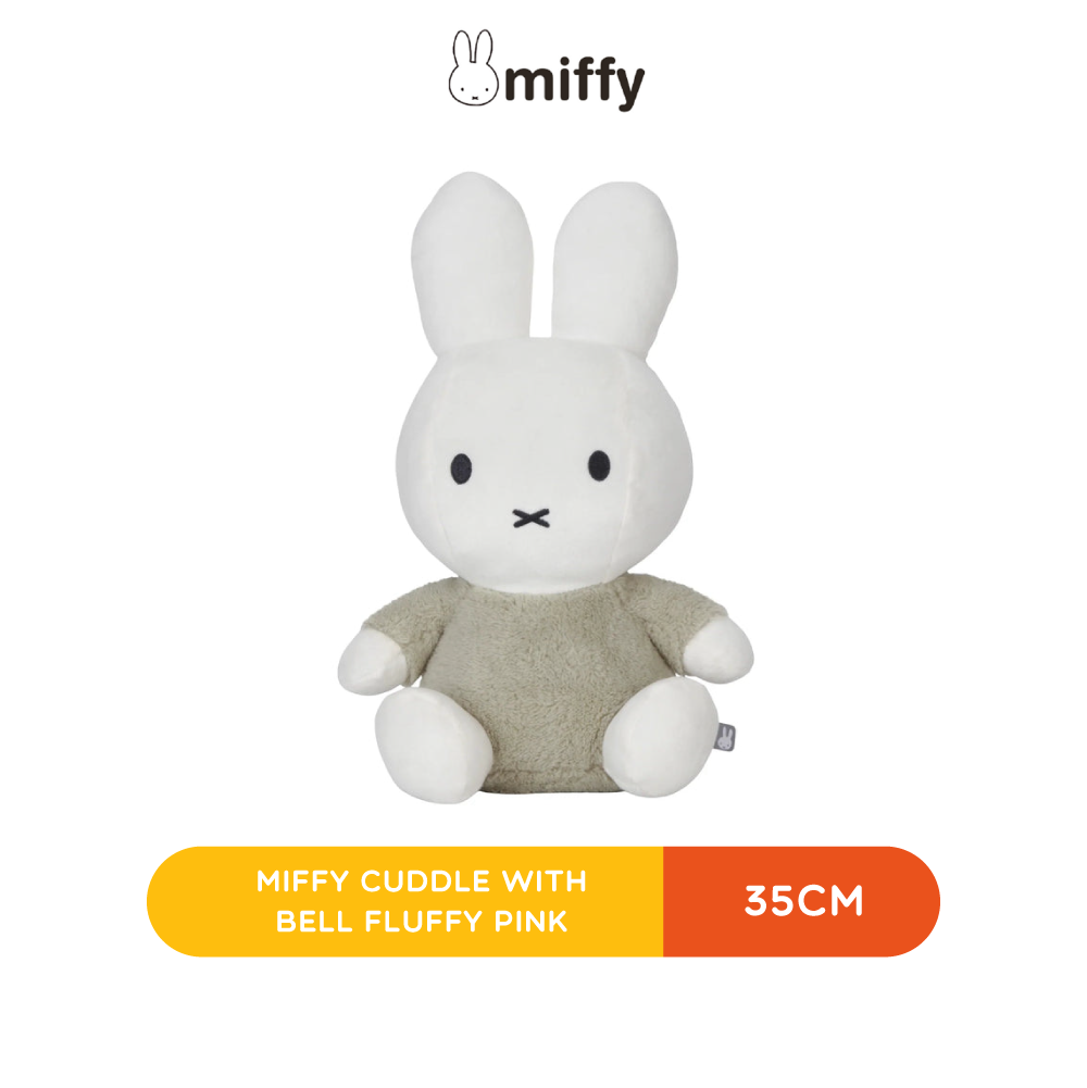 MIFFY Cuddle with Bell 35cm Fluffy Green