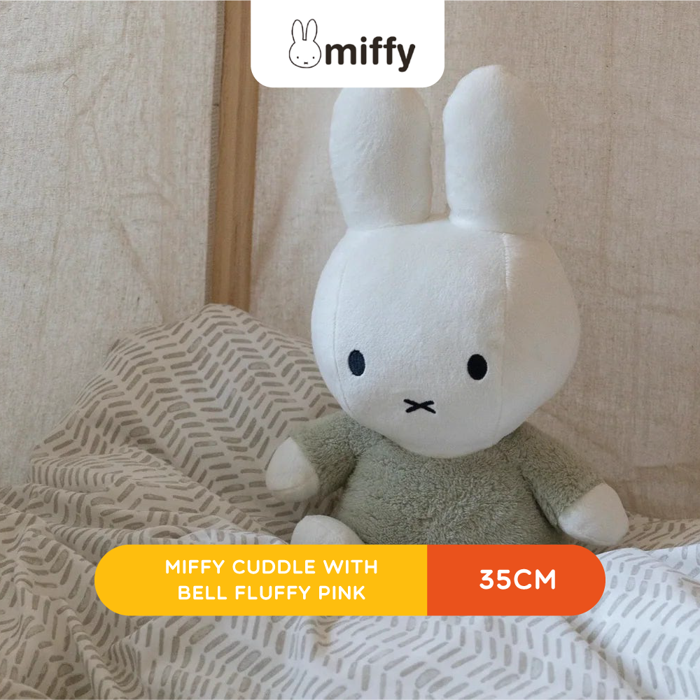 MIFFY Cuddle with Bell 35cm Fluffy Green