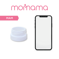 Astra Family A white phone and a bottle with the word momma on it.