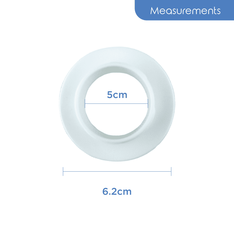 Astra Family A white circle with measurements on it.