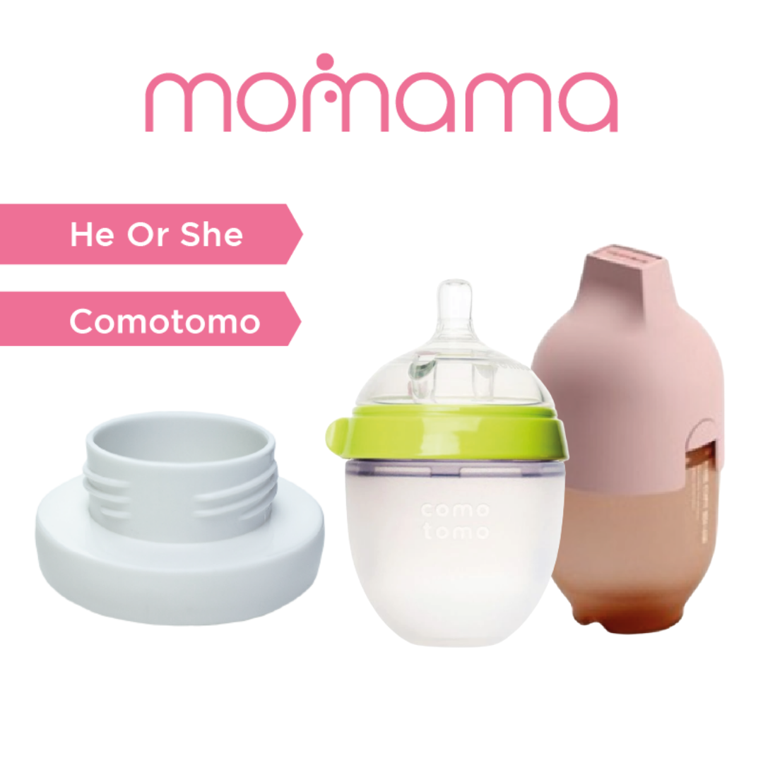 Astra Family Momma Momama MM0009 Ultra Wide Neck Adaptor - Comotomo, He or She & Haakaa bottle adapter.