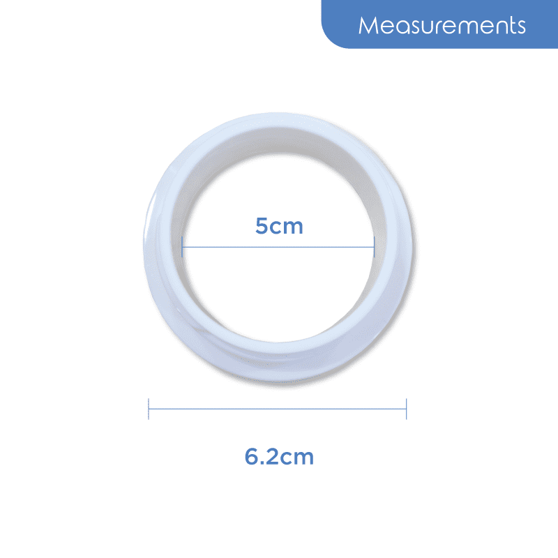 Astra Family A Momama MM0008 Wide Neck Adaptor with measurements, compatible with Dr. Brown bottles.