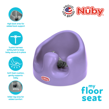 Nuby Floor seat- Purple