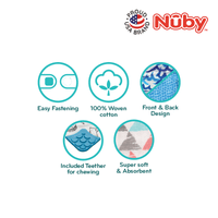 Astra Family The nubby baby wipes are shown on a white background.