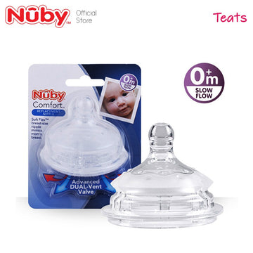 Astra Family Nuby Comfort Silicone Bottle Nipple/ Teat Replacement Single Pack silicone baby bottles.