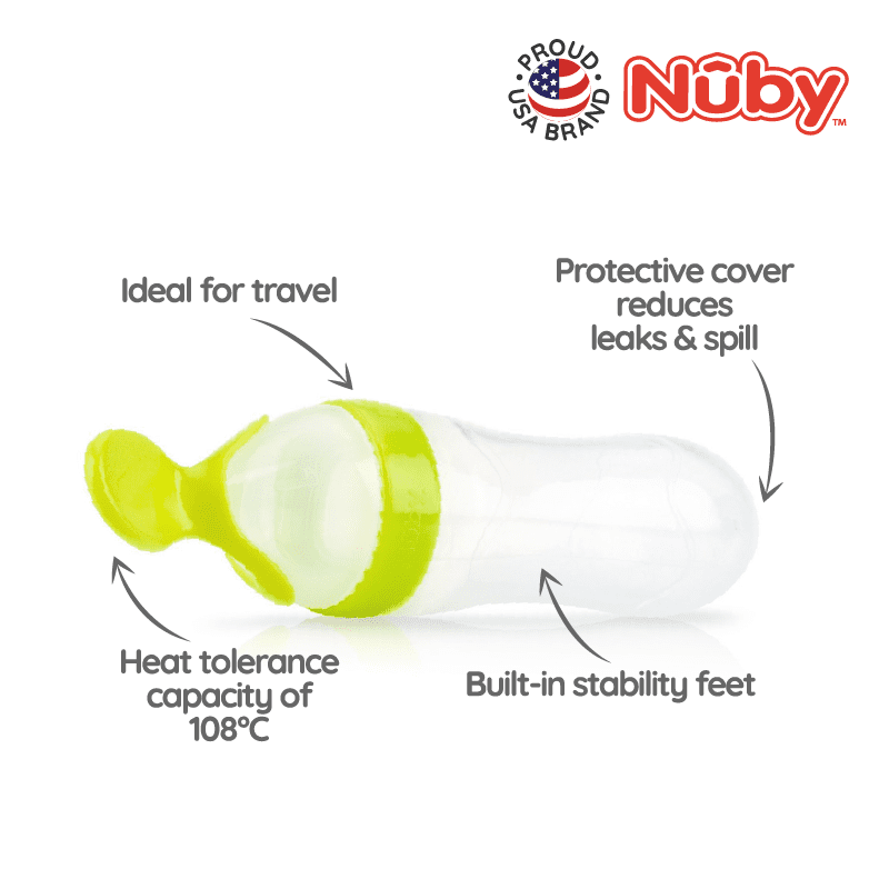 Astra Family Nuby baby bottle - green.