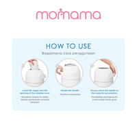 Astra Family Learn how to use a baby bottle with the help of Momama Odour Free Nappy-Bin.