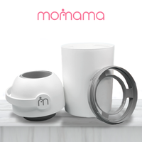 Astra Family A white Momama Odour Free Nappy-Bin with the word mamam on it.