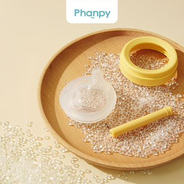 Phanpy Tubing for Anti-Colic Glass/PPSU Feeding Bottle ( Yellow Bottle 160ml)