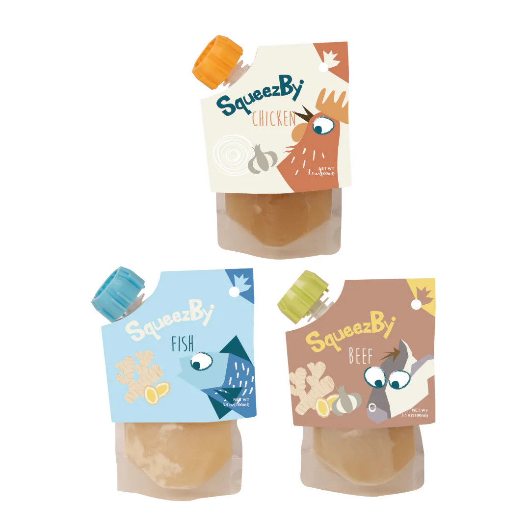 Squeezby Fruit and Broth Pouches