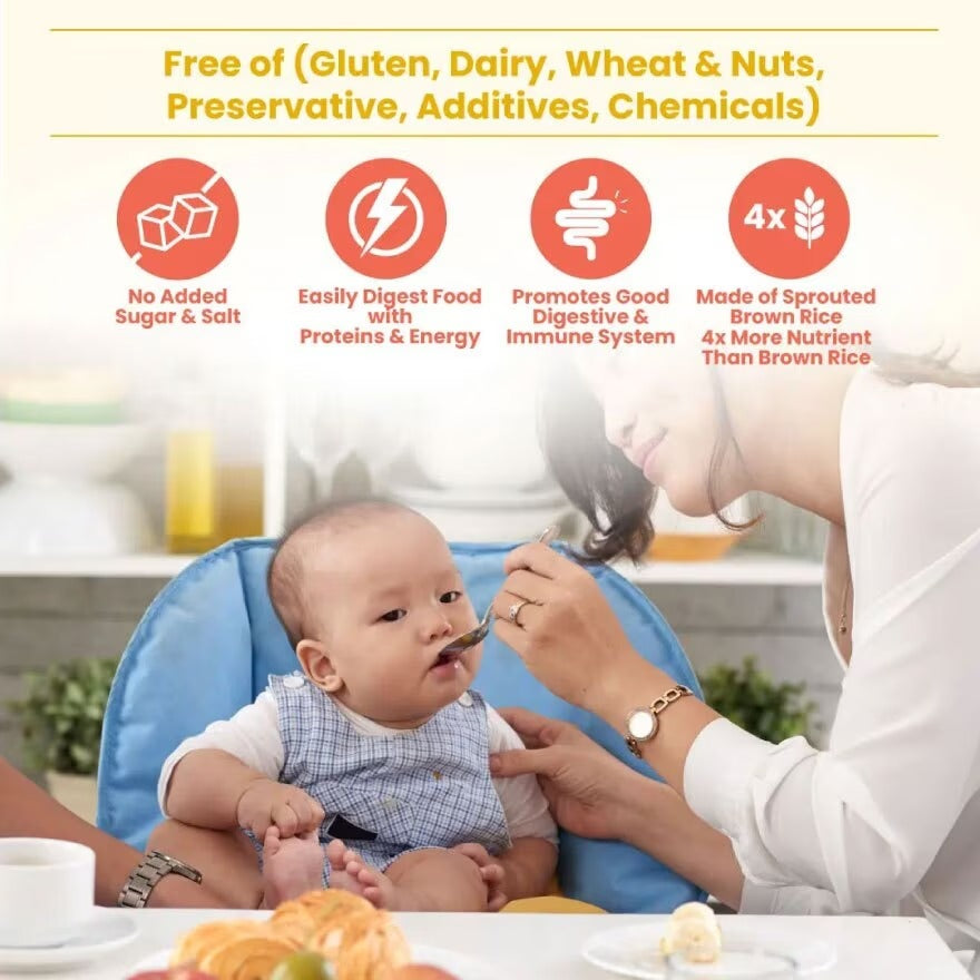 Love Earth Organic Sprouted Brown Rice Baby Meal - Banana, pumpkin 120g