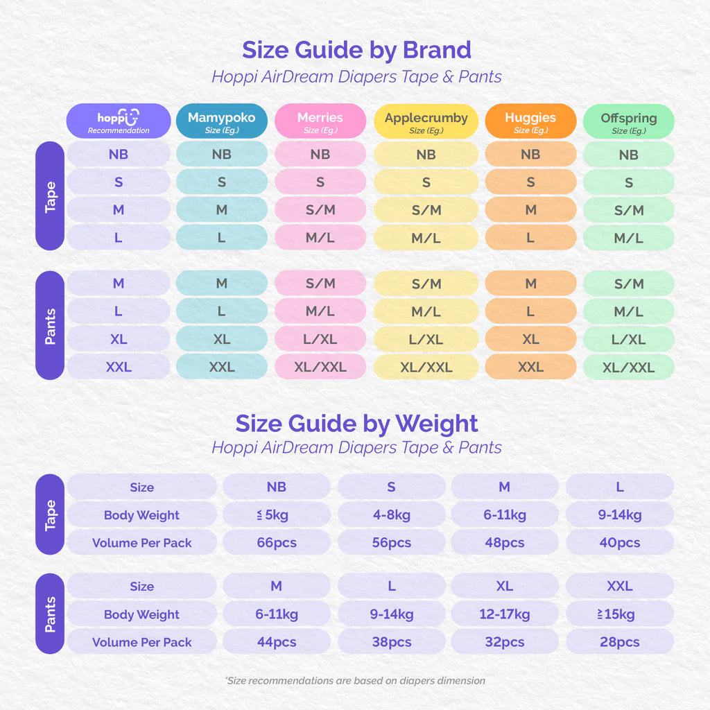 hoppi pants diapers l 38 pcs