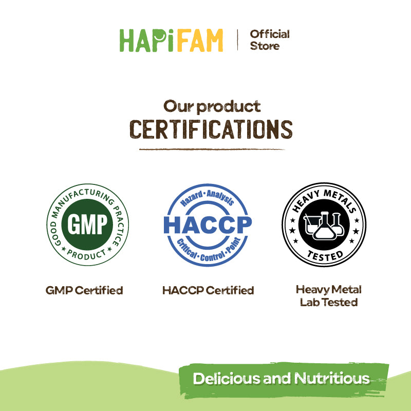 Astra Family Our HAPIHEROS Baby Cereal - Mixed Fruit 200g (20g x 10) is an instant baby cereal made with a GMO-free baby food recipe.