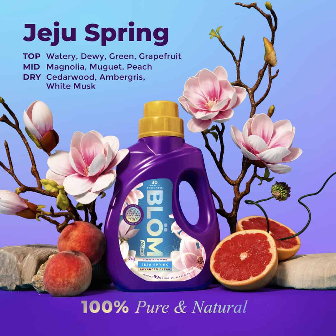 Alcean BLOM Laundry Detergent 3kg - Jeju Spring 2