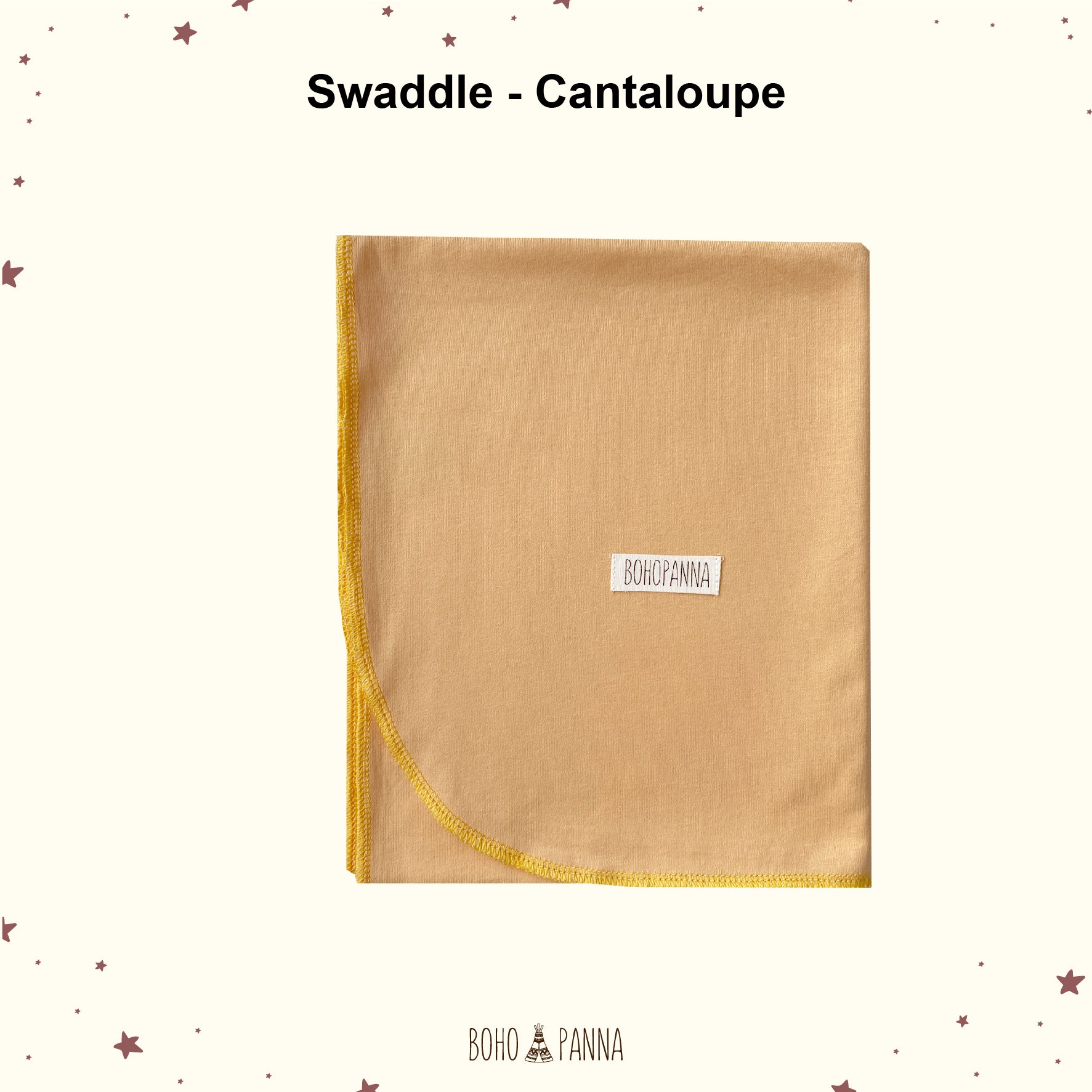 bohopanna swaddle cantaloupe
