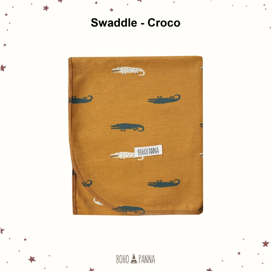 bohopanna swaddle croco