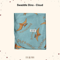 bohopanna swaddle dino cloud