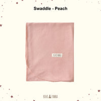 bohopanna swaddle peach