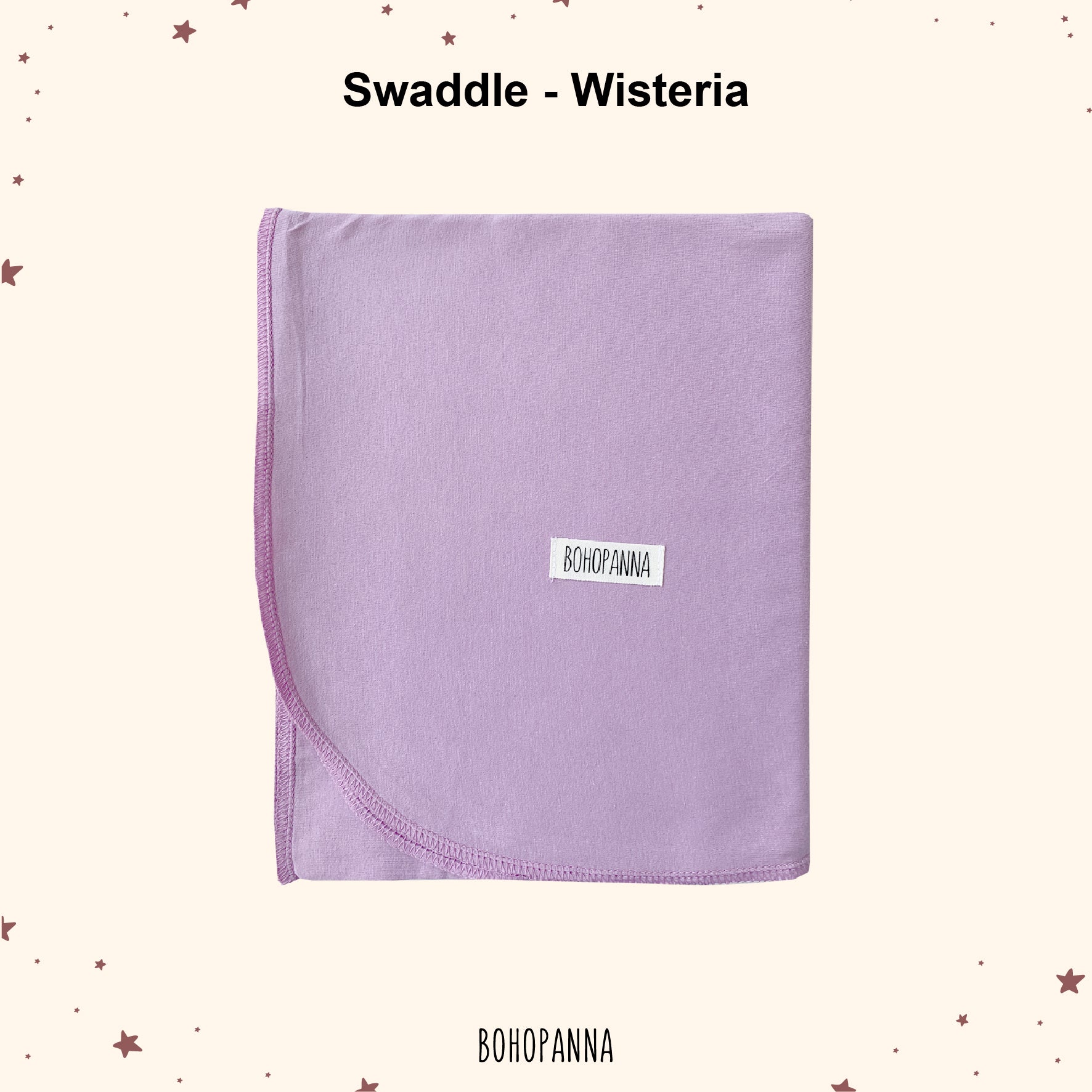 bohopanna swaddle wisteria