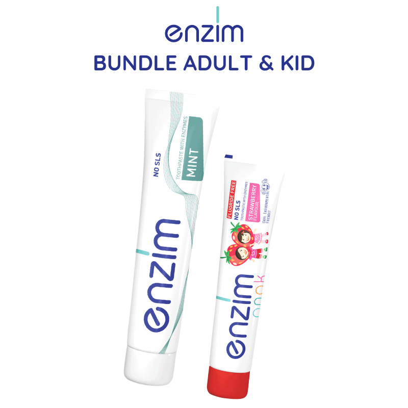 bundle adult & kid mint and strawberry