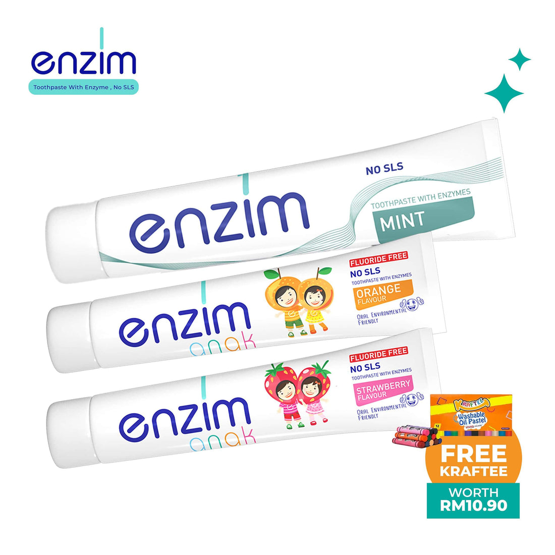 Bundle A (Mint + Strawberry + Orange)