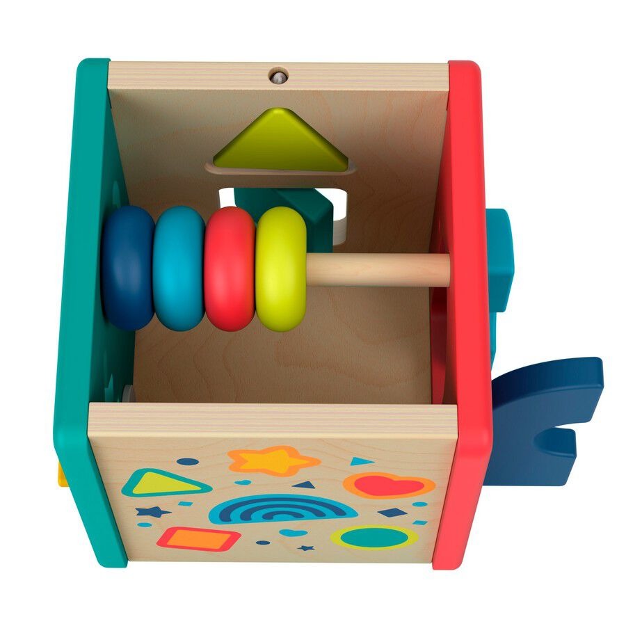 Fisher-Price WOOD MINI ACTIVITY CUBE
