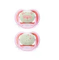 Philips Avent Soother Air 6-18M Girl X2