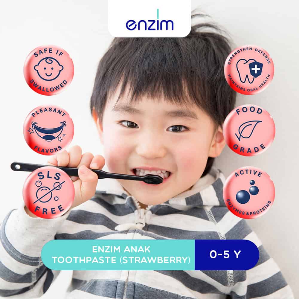 enzim anak2x merah (strawberry) 50ml