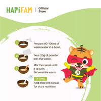 hapiheros baby cereal mixed fruit 200g (20g x 10)