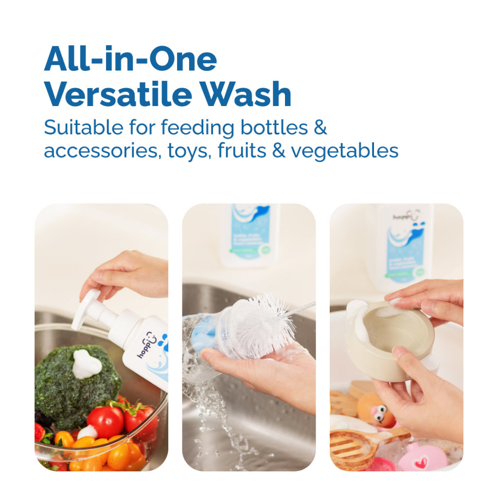 hoppi organic baby laundry detergent lavender (1.8l/bottle) (copy)