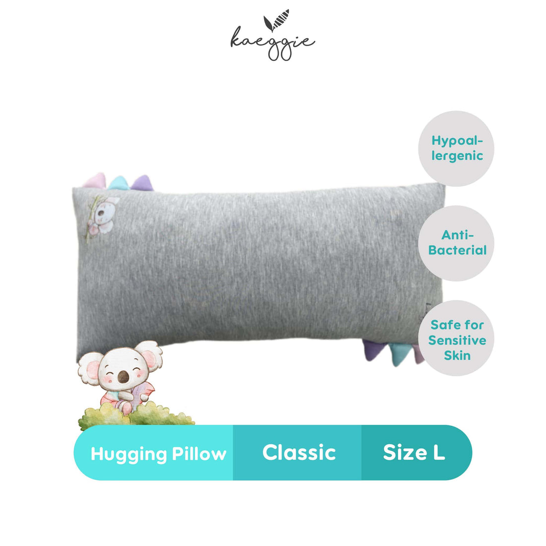 kaeggie signature classic hugging pillow l size