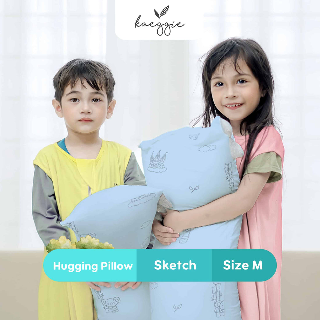 hpm001bs kaeggie signature blue sketch hugging pillow size medium (m) 02