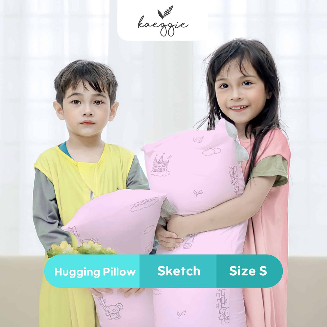 hps001ps kaeggie signature pink sketch hugging pillow size small (s) 02