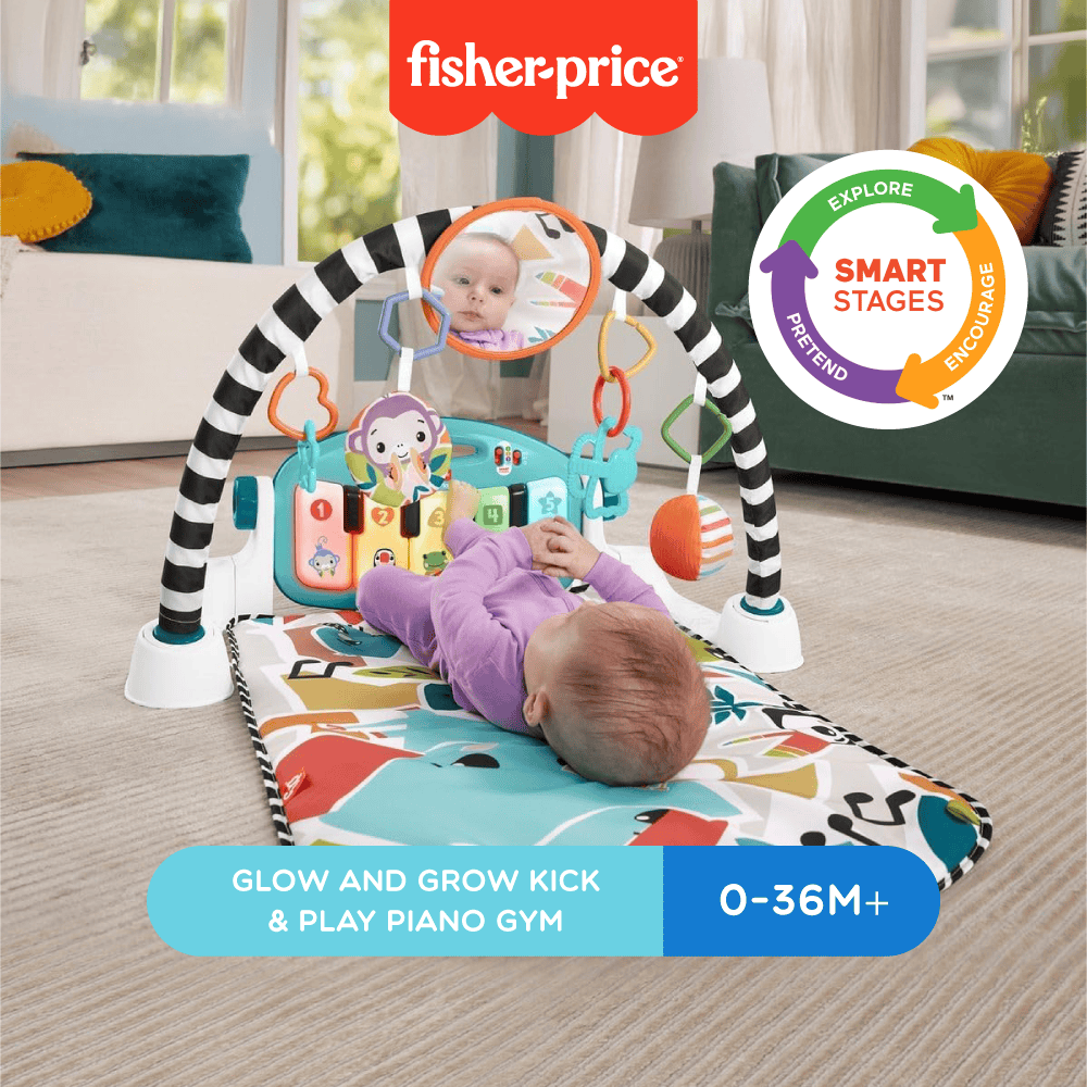 fp nb kick & play gym green smart stages 2024